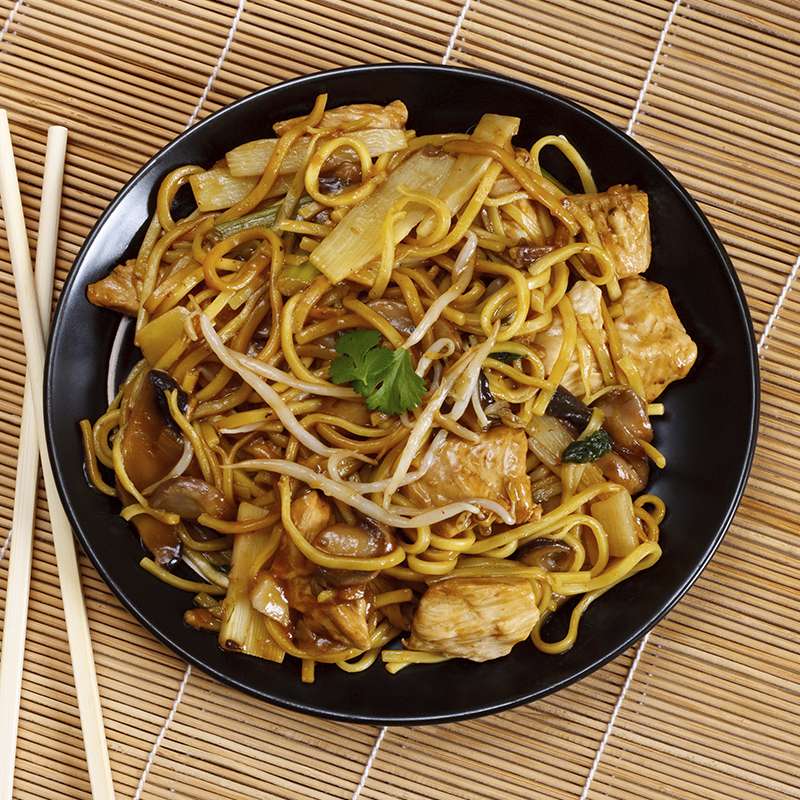 ChowMein con Puerco