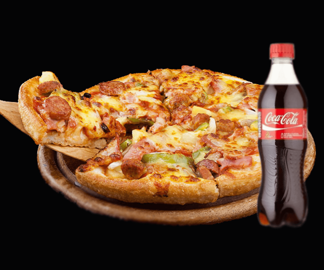Combo Pizza Personal 20 Cm + COCA-COLA 400 Ml
