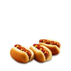 Búfalo 3: 3 Hotdogs y Papas y Refresco o Agua