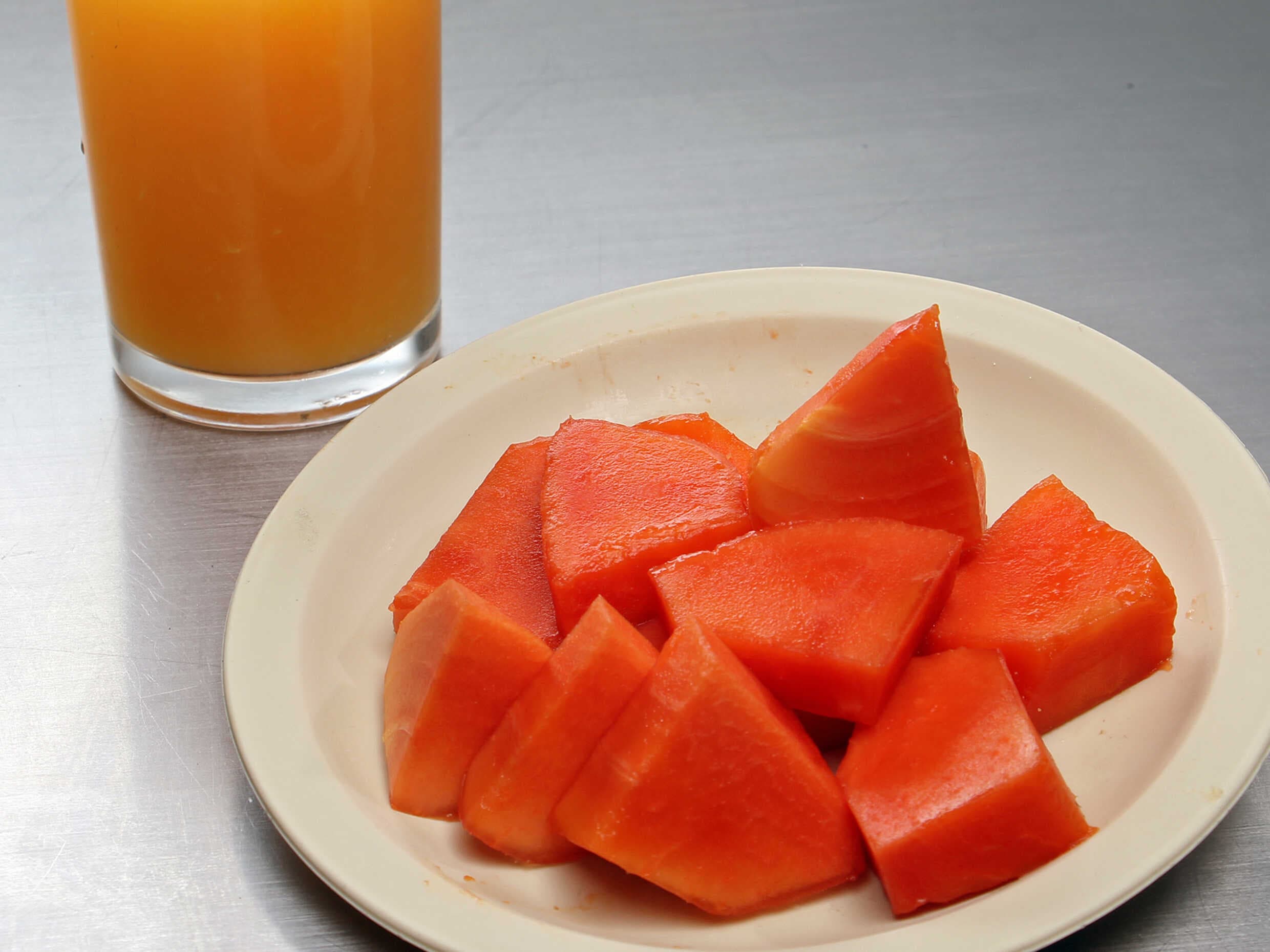Charola de Papaya