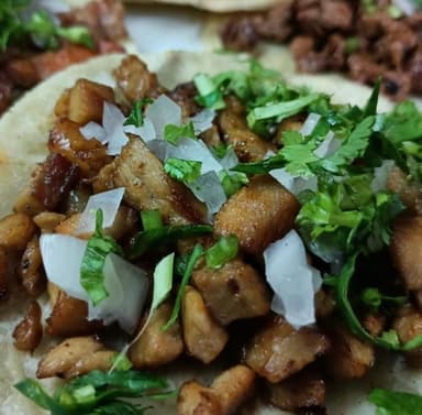 Taco de Maiz de Chuleta