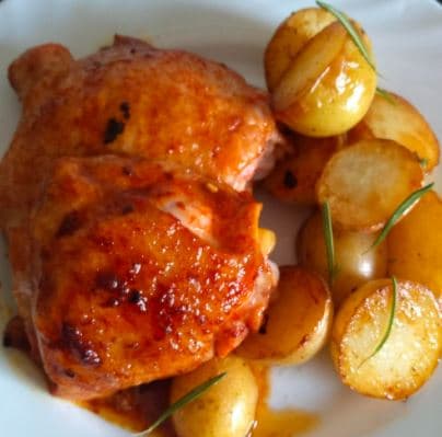 1/2 Pollo Asado Sabor BBQ