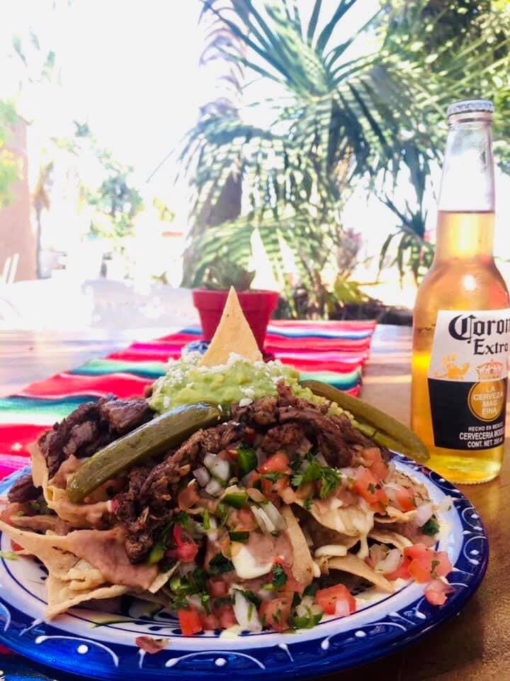 Nachos de arrachera