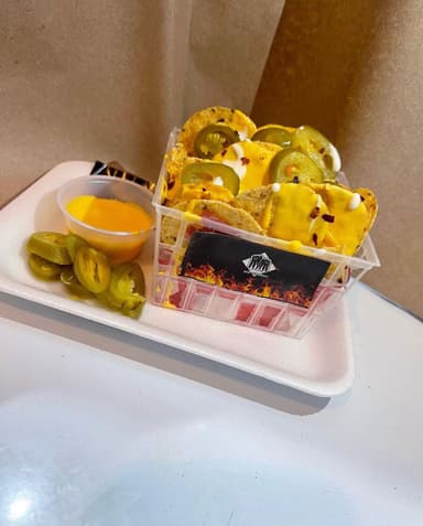 Nachos con queso