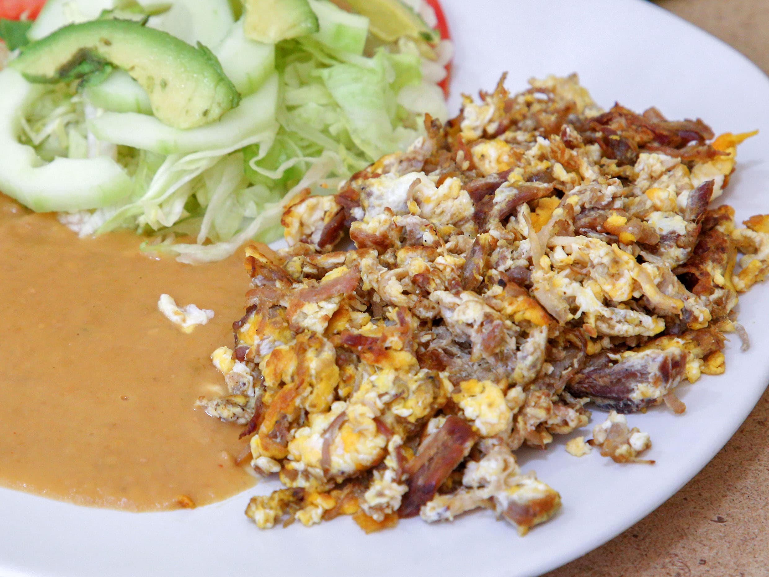 Machaca con Huevo