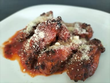 Alitas Parmesano