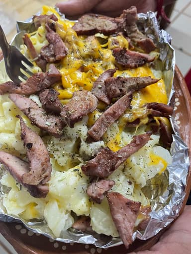 Papa al Horno Doble Queso