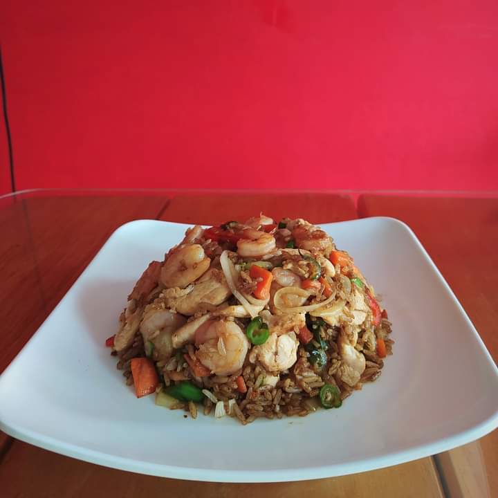 Arroz Pollo Camarón Junior 4 Personas