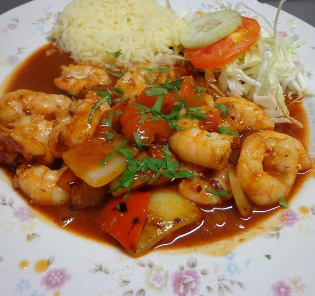 Camarones Mixtos a la Diabla