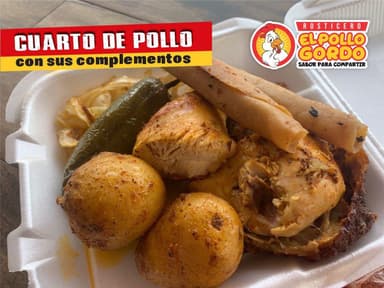 1/4 de Pollo Gordo