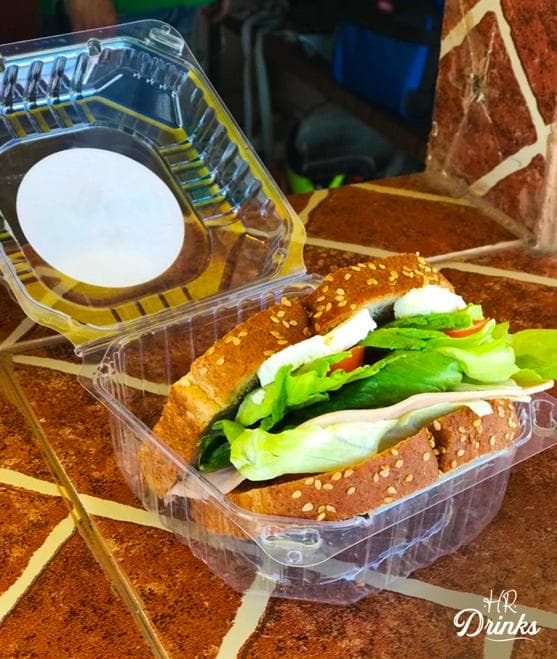 SÁNDWICH DE JAMÓN Y PANELA