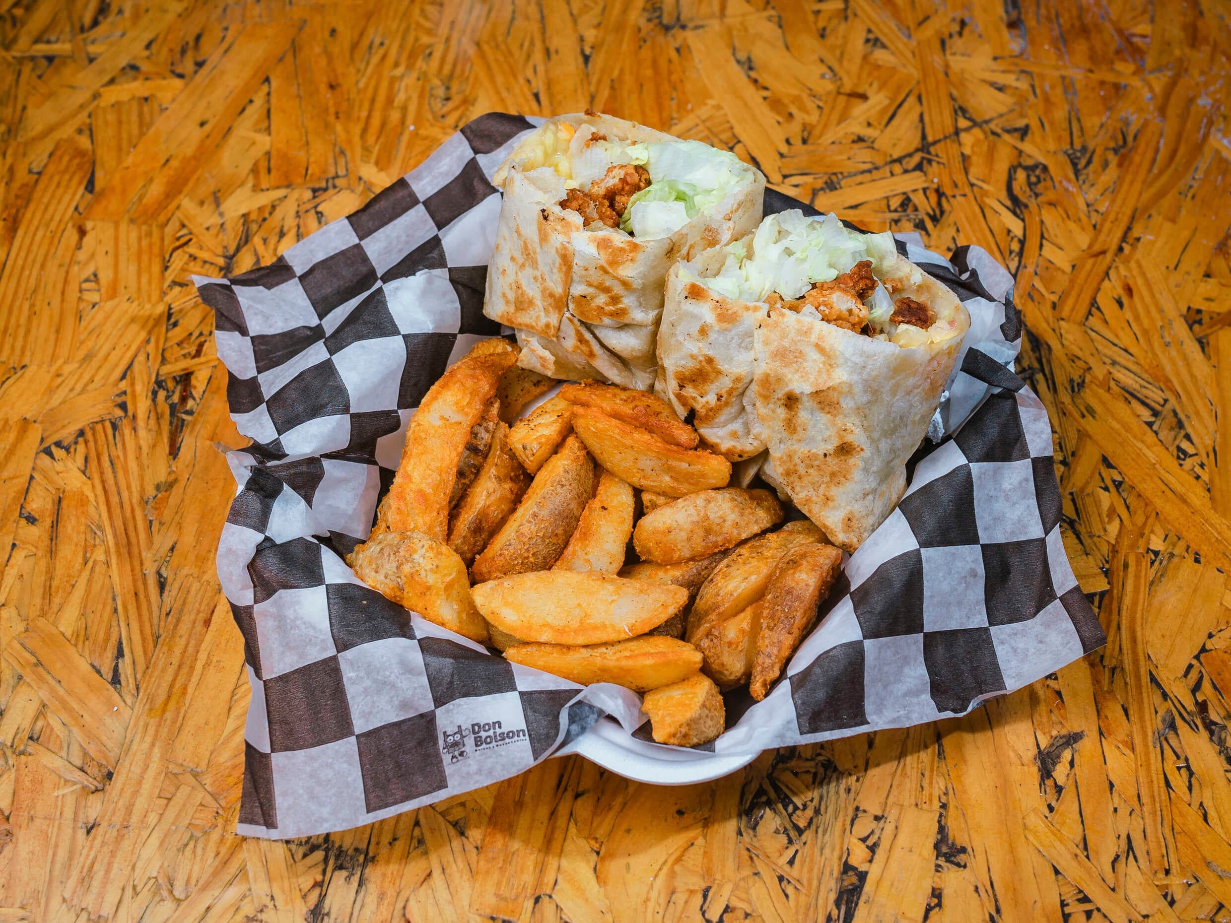 Wraps Grilled Chicken con papas