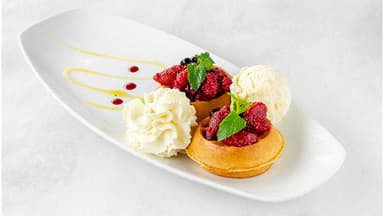 Mini Waffles de Frutos del Bosque