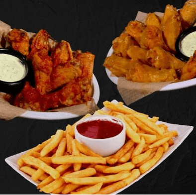 Combo Alitas Gde + Papas