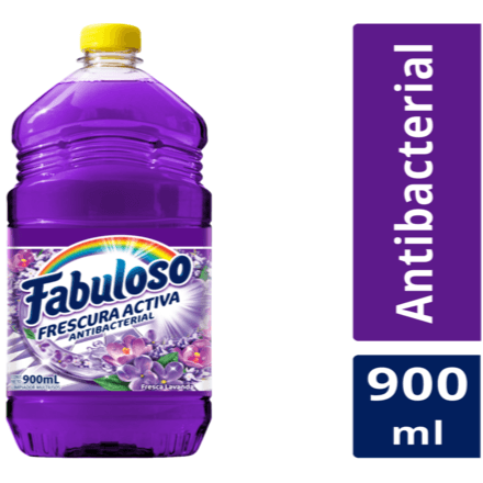 Desinfectante Antibacterial Fabuloso Lavanda Botella 900 ml