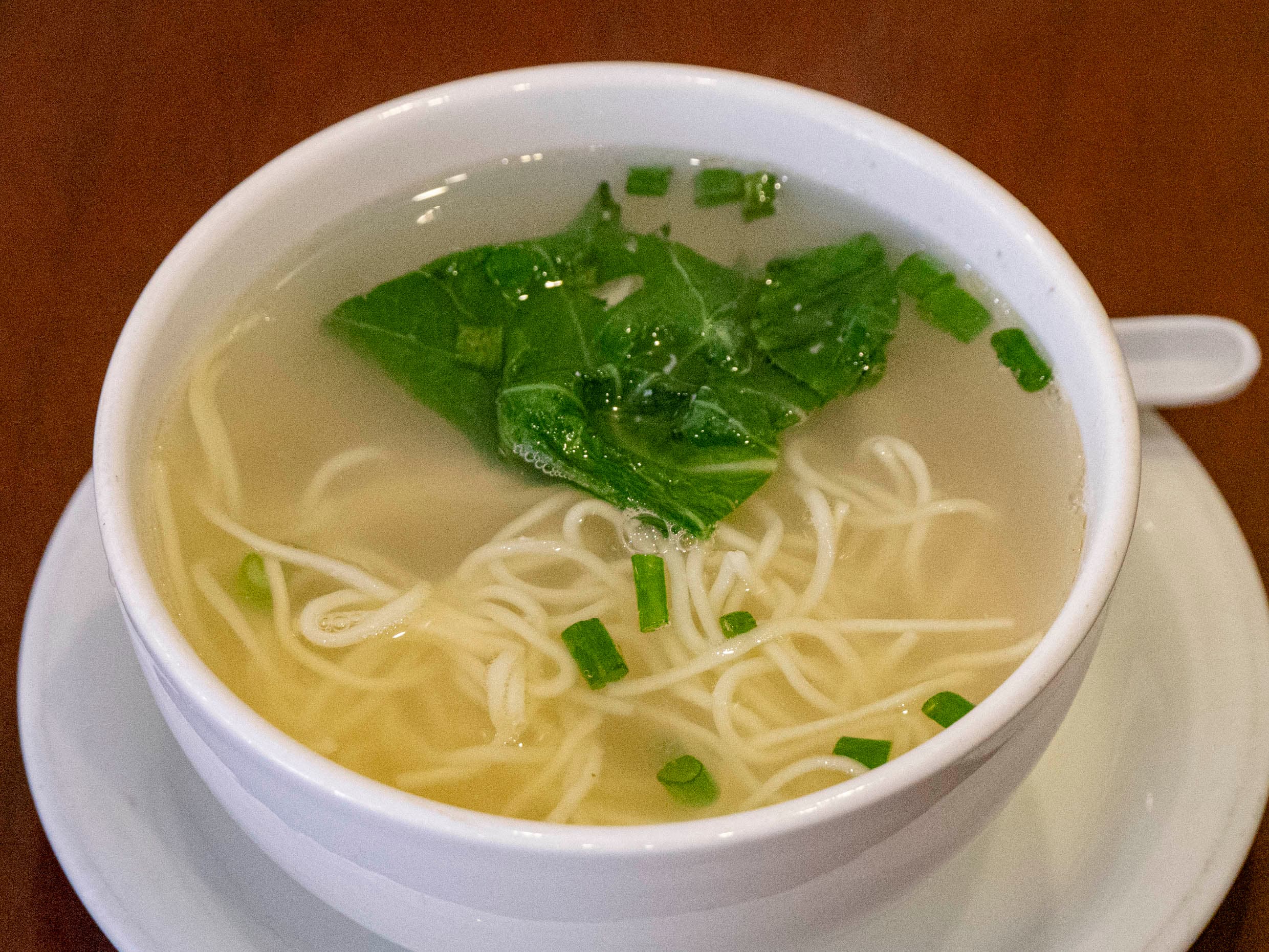 Sopa Wantan con Pollo