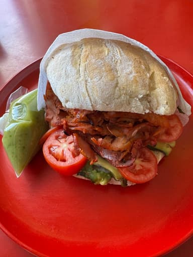 Torta de Pastor + Refresco Chico