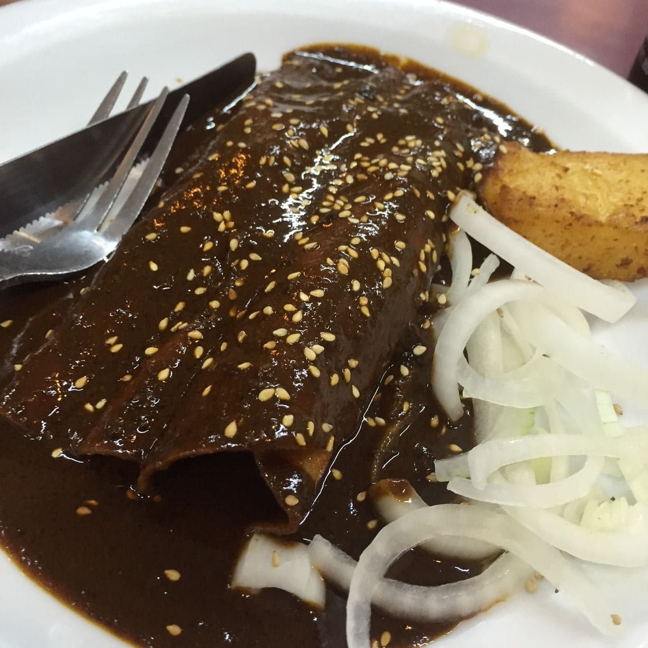 Envueltos de Mole (orden de 4 piezas)