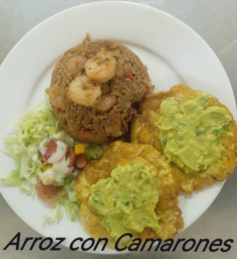 COMBO- Arroz con Camarones + Bebida