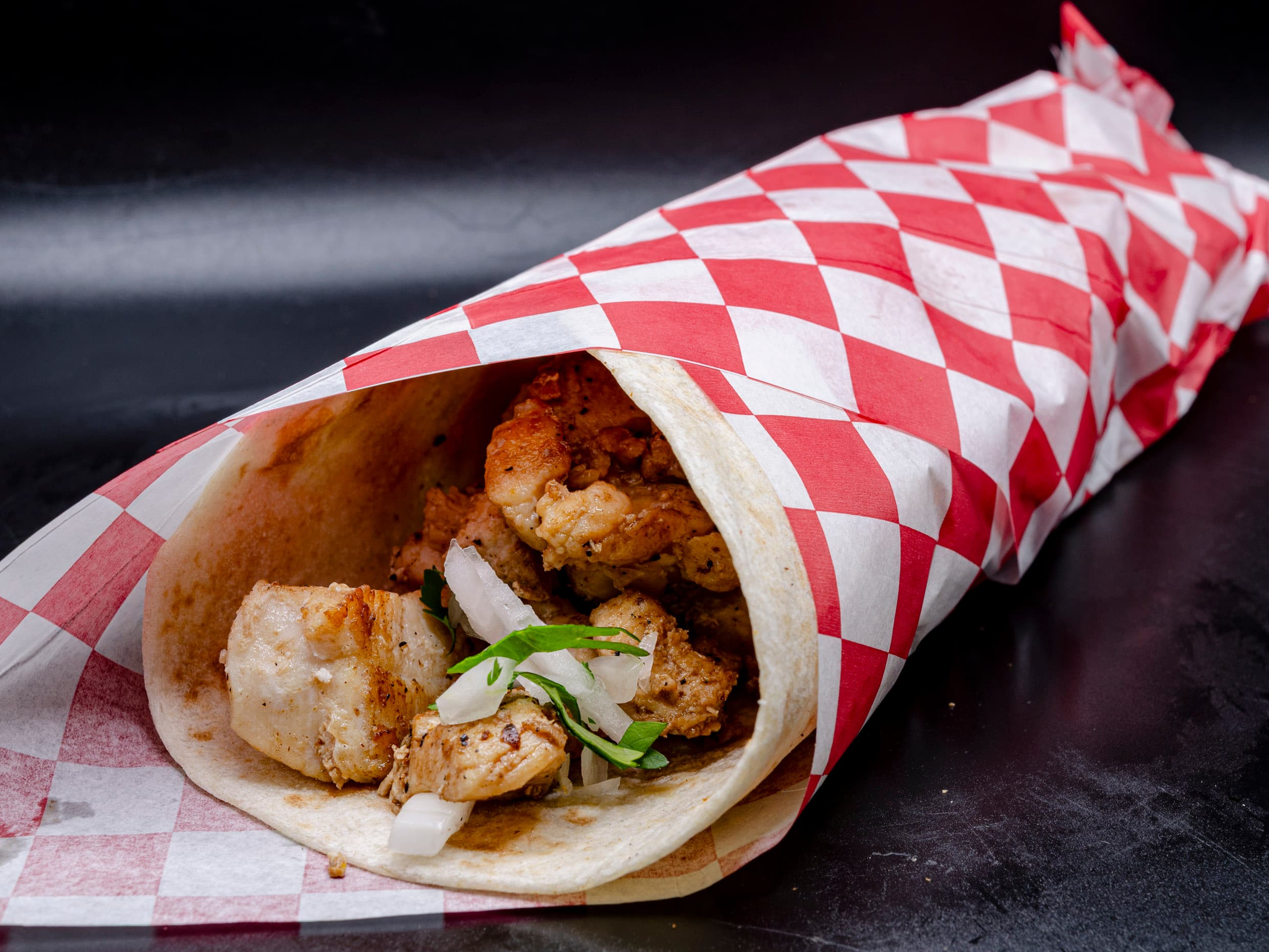 Burrotes con Carnitas