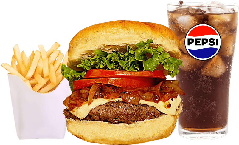 Combo Hamburguesa Conquistadora + Papas + Bebidas