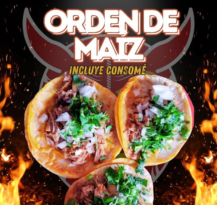 Orden de 3 Tacos + Consomé 🍻