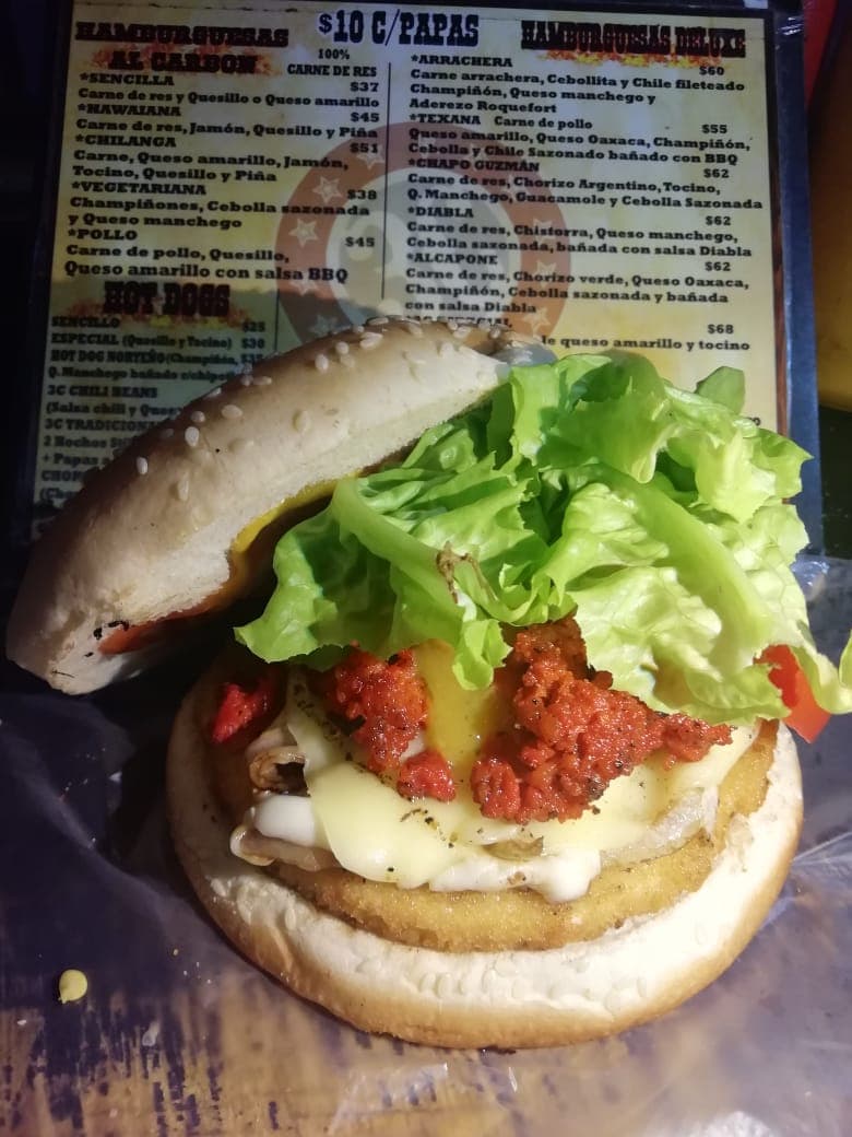 Hamburguesa Chapo Guzmán