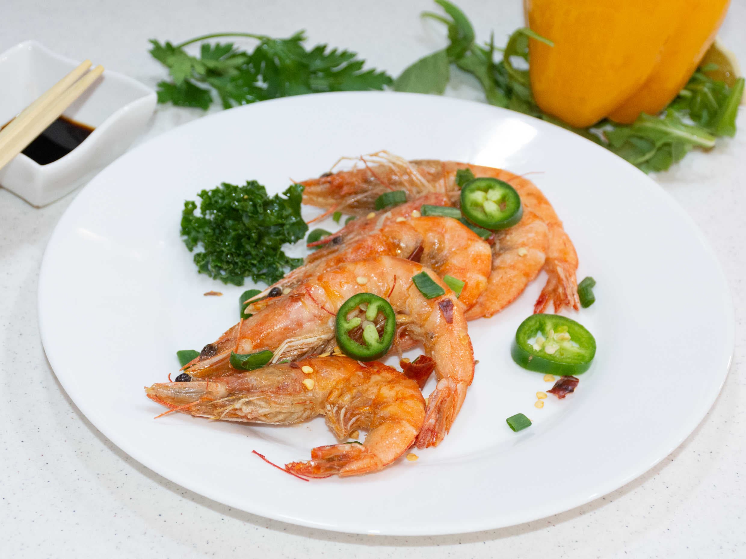 Orden de Camarones con Pimienta (12) 大盒椒盐虾12