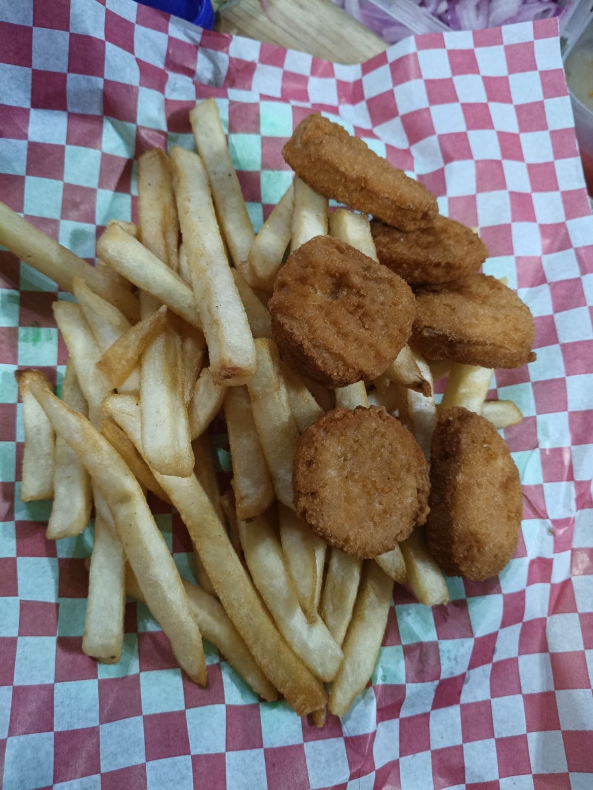 Nuggets con Papas