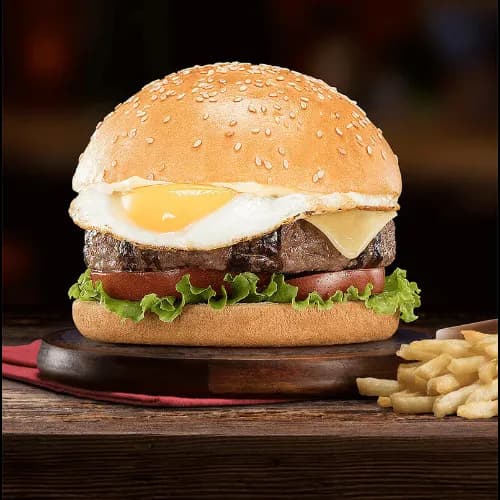 COMBO BURGER ROYAL + BEBIDA