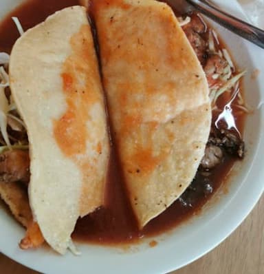Taco de Frijol Ahogado