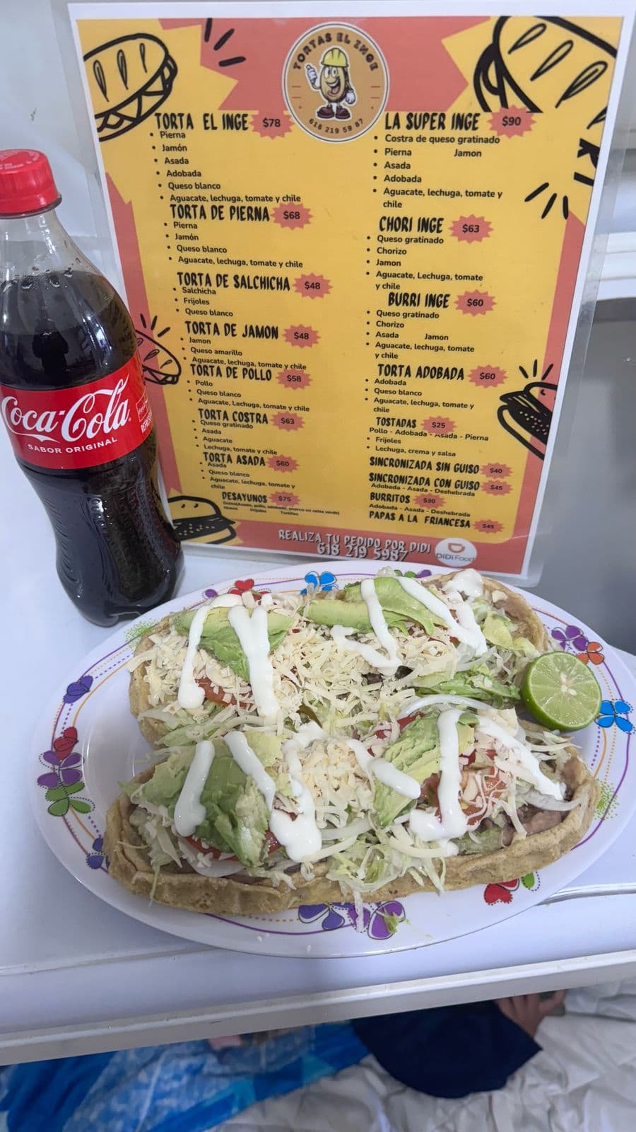 Huarache de Maiz de Adobada