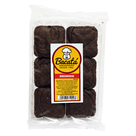 BACATA BROWNIE PAQ 160 GR