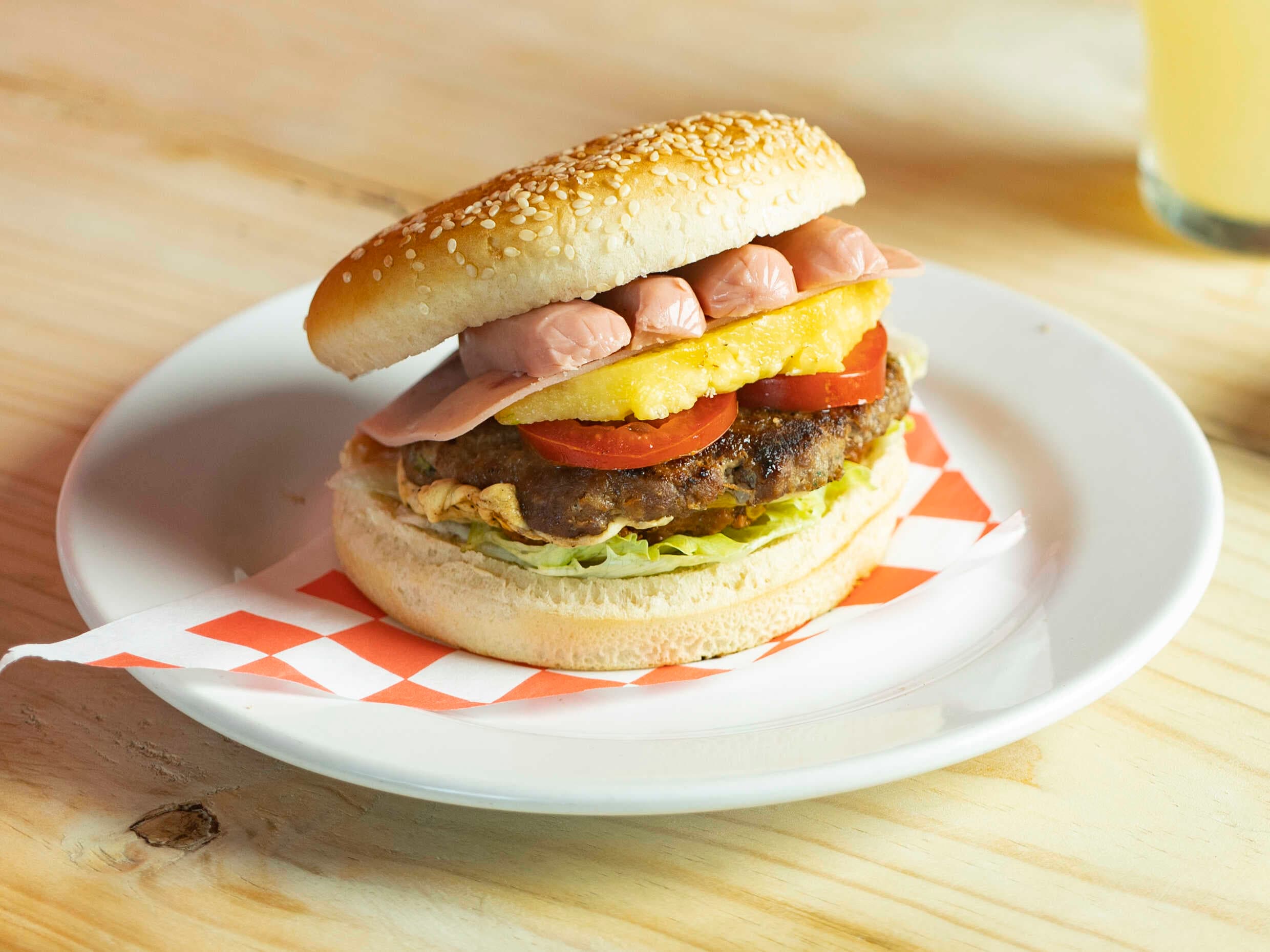 Hamburguesa Hawaiana