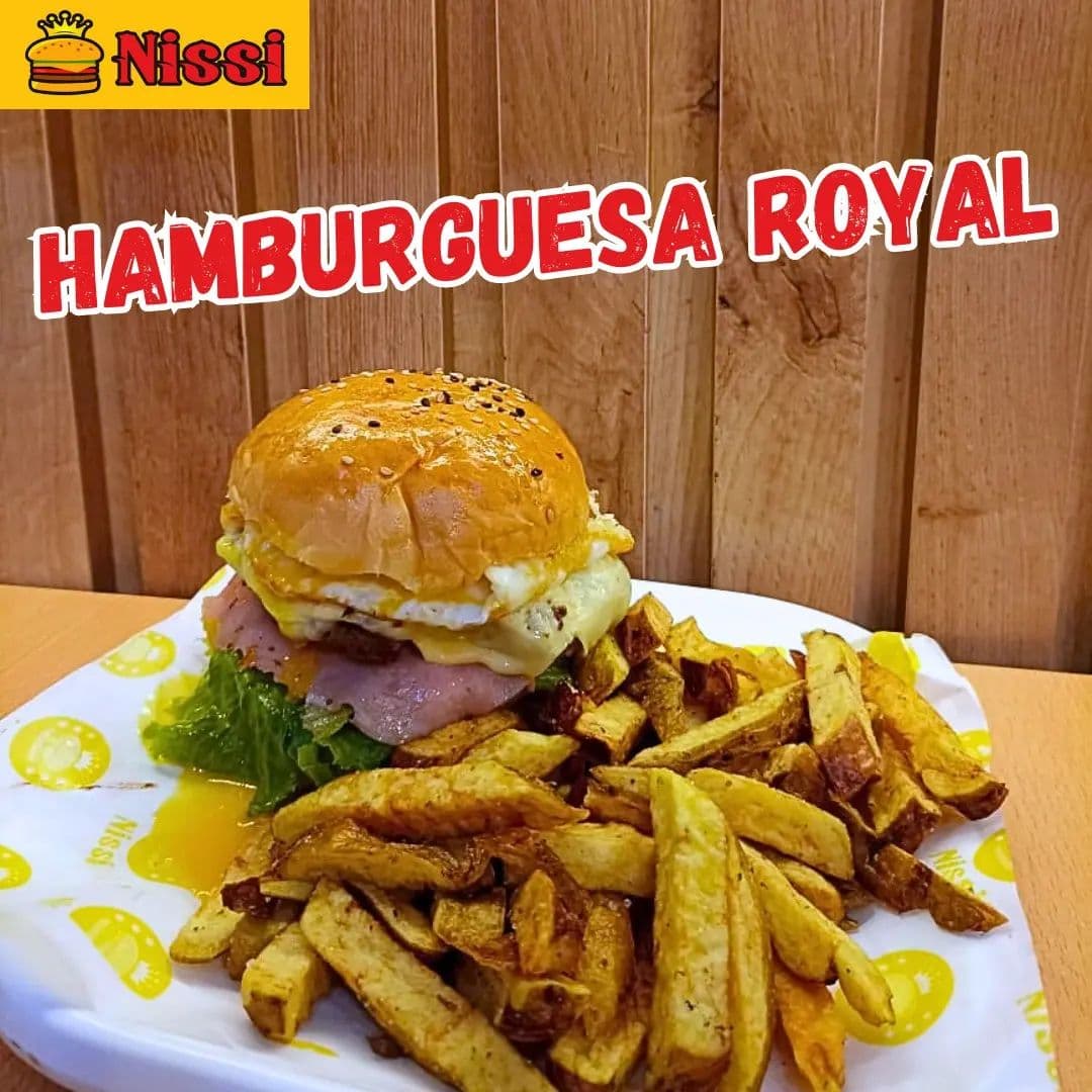 Hamburguesa Royal + Tu bebida favorita