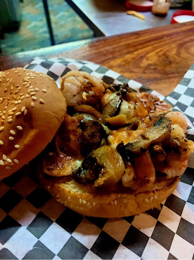 Hamburguesa de Camarón