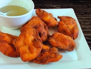 Una Porción de Alitas Fritas