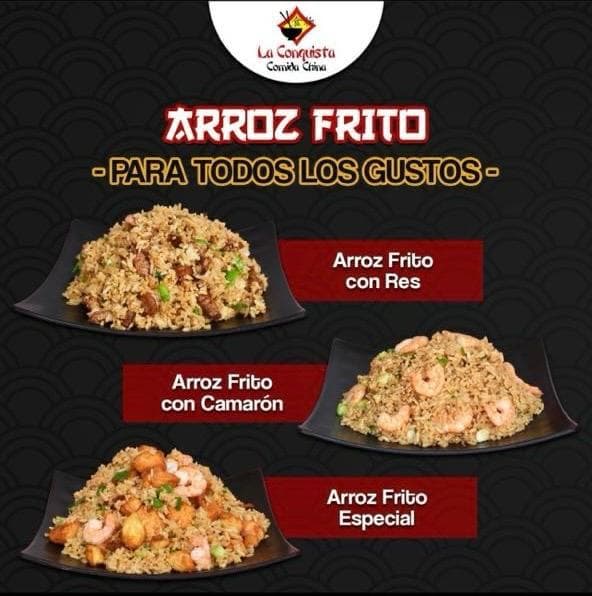 Arroz frito de pollo 1/2L