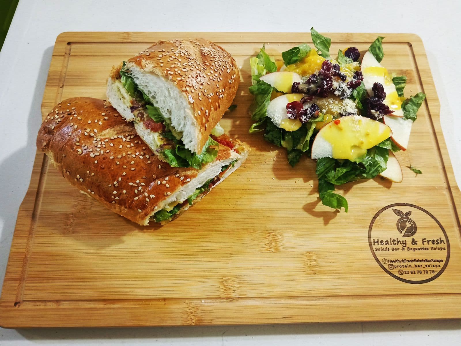 Baguette Queso Cabra al Pesto