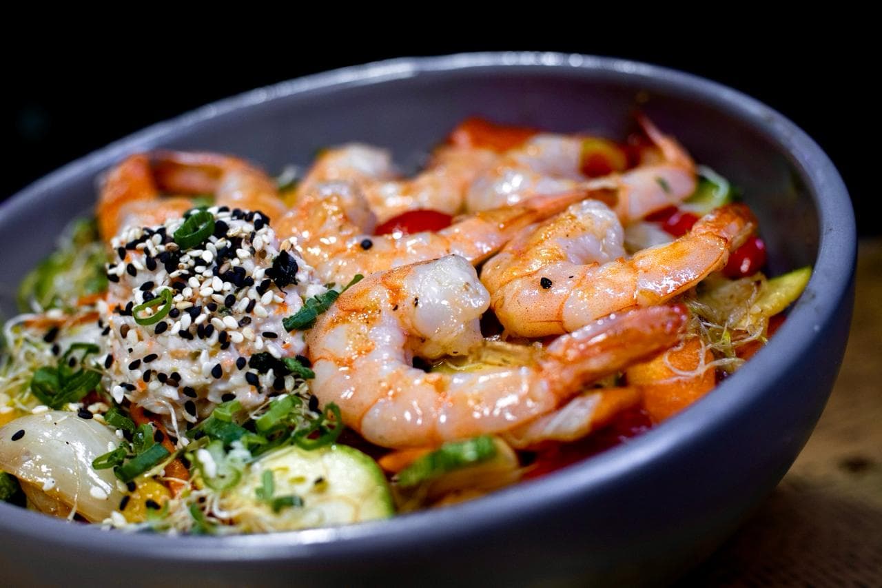 Teppanyaki de Camarón