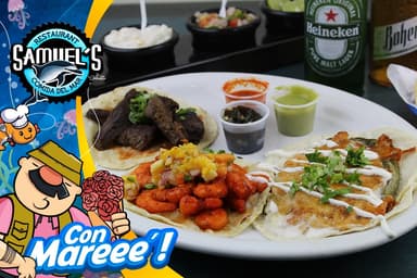 1/2 Orden de Tacos de Marlín Ahumado