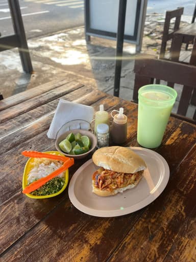 combo torta pastor con queso