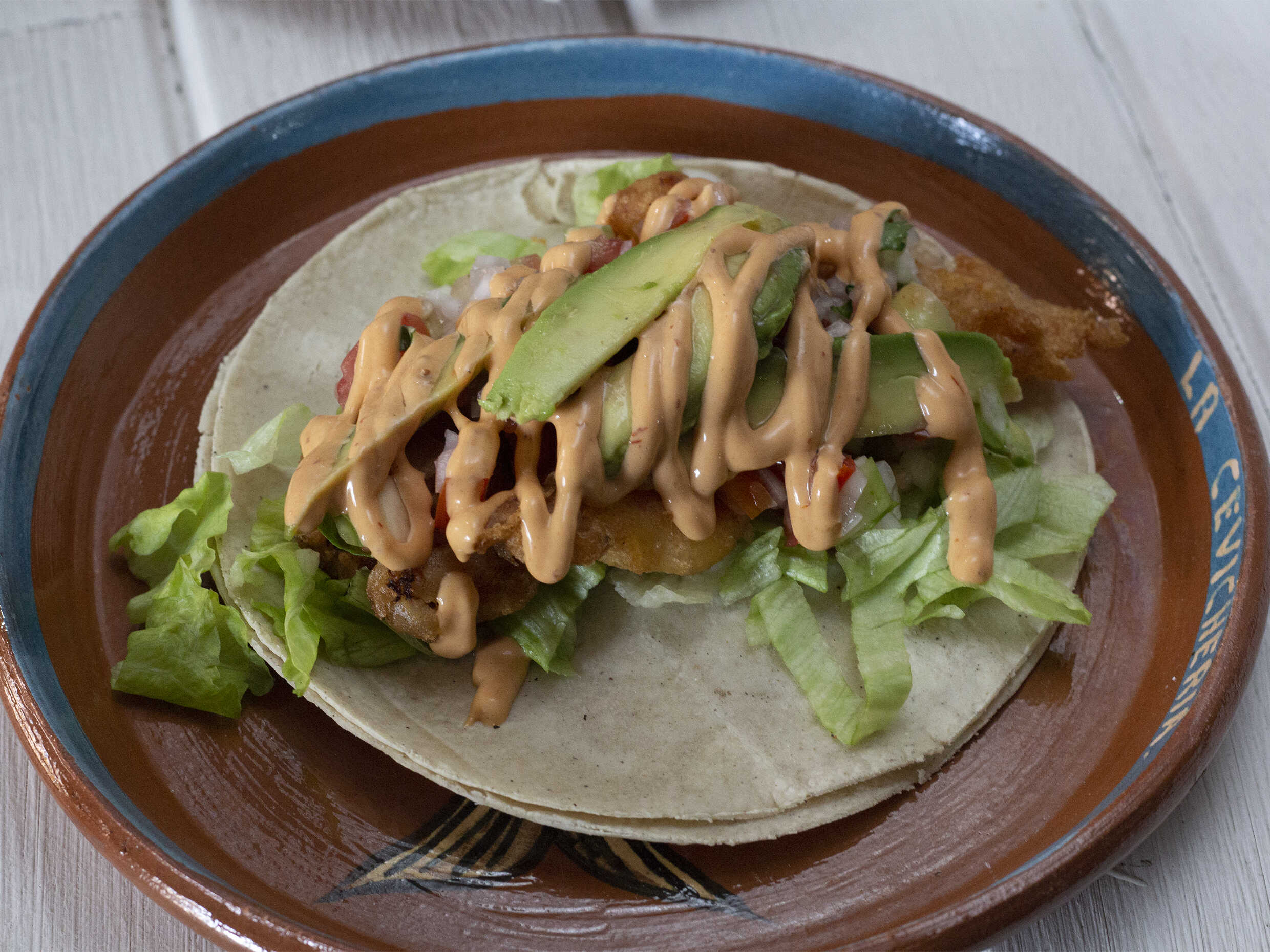 Taco de Chicharrón de Pescado