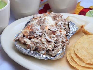 Papa Asada de Bistec