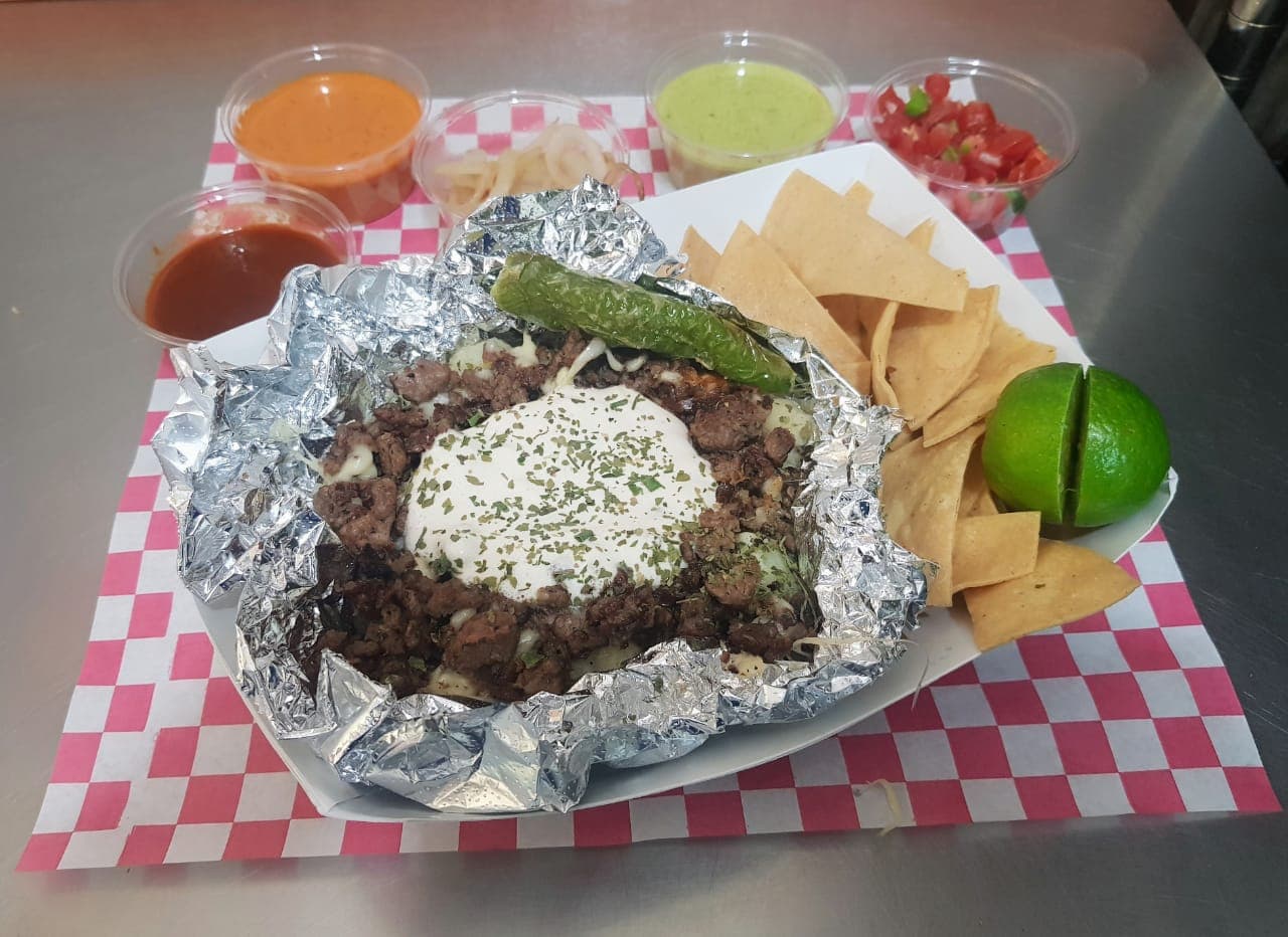 Papas Rellenas Alambre