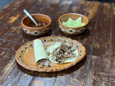 Dos Tacos Orientales Sencillos.