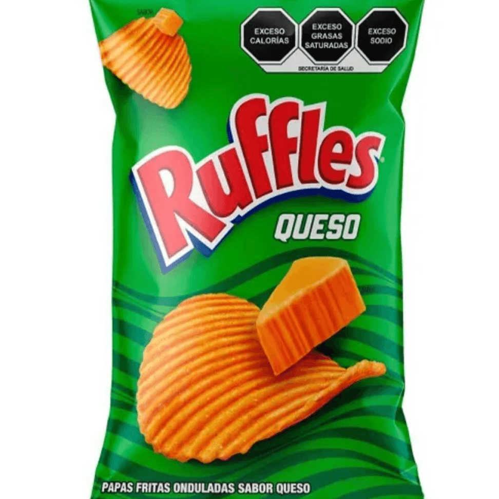 Sabritas Ruffles Queso 185 grs