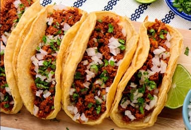 Taco Chorizo (Tortilla de Maíz)