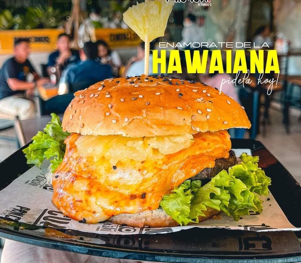Hamburguesa Pancho's Hawaiano