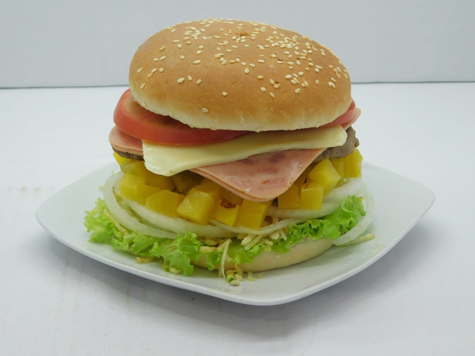 Hamburguesa Hawaiana